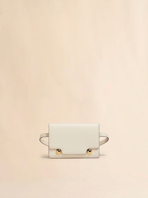 Cream leather Trunkaroo bum bag - Belt Bags
