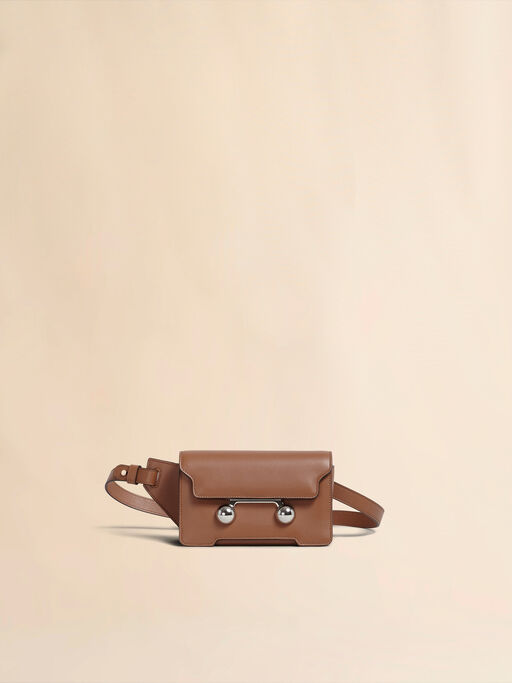 Brown leather Trunkaroo crossbody bag - Belt Bags