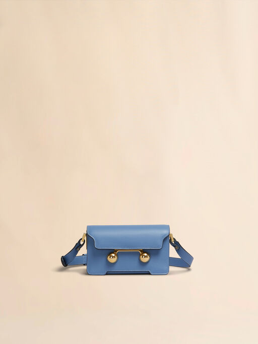 Blue leather Trunkaroo mini shoulder bag - Shoulder Bags