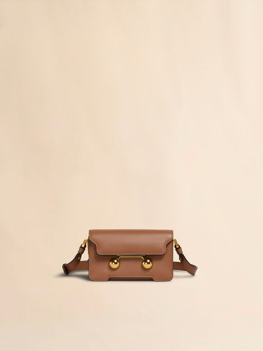 Brown leather Trunkaroo mini shoulder bag - Shoulder Bags