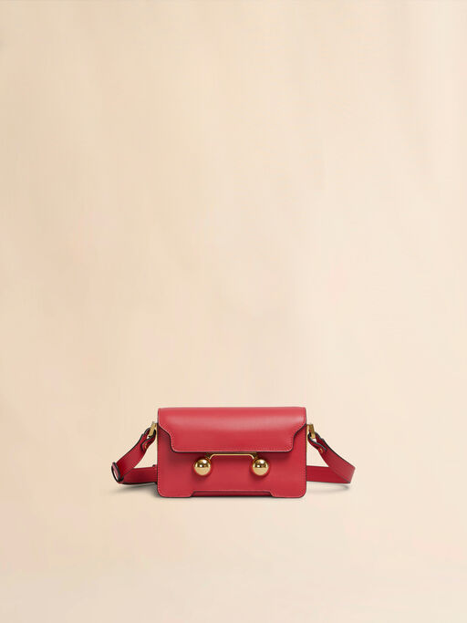 Red leather Trunkaroo mini shoulder bag - Shoulder Bags