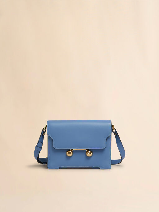 Blue leather Trunkaroo medium shoulder bag - Shoulder Bags