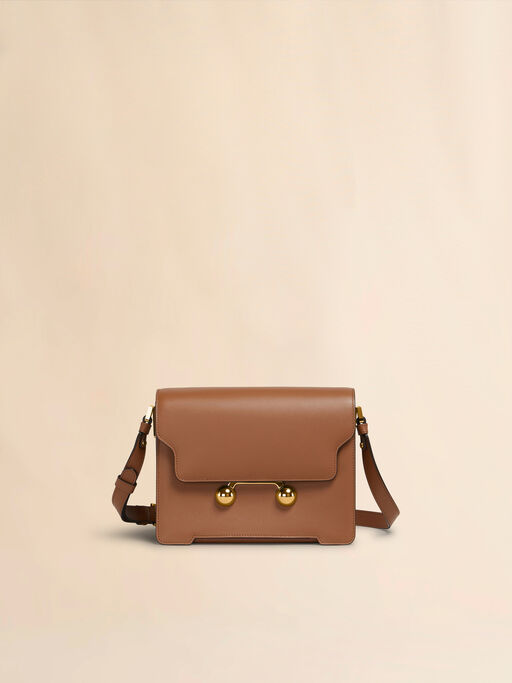 Brown leather Trunkaroo medium shoulder bag - Shoulder Bags