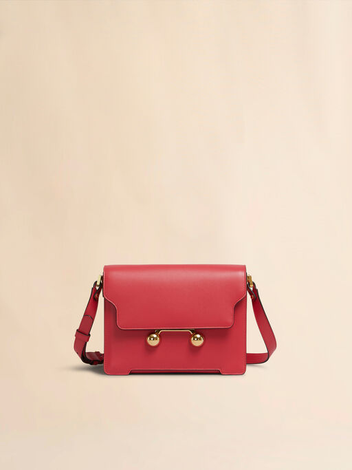 Red leather Trunkaroo medium shoulder bag - Shoulder Bags