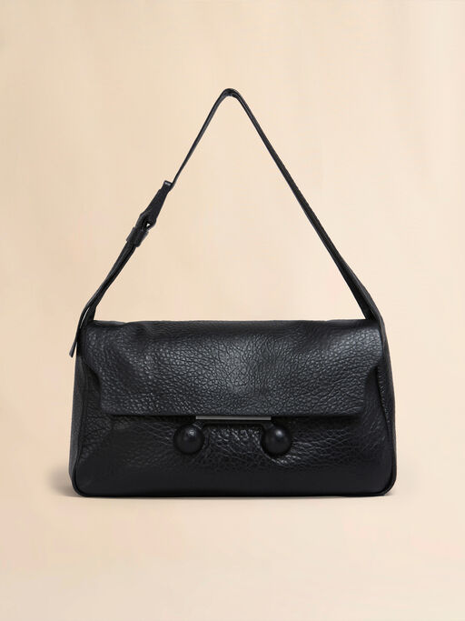 Black nappa extra large Trunkaroo Soft bag - Shoulder Bags
