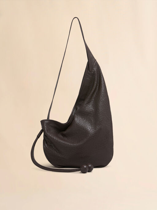 Small brown nappa Hobo bag - Shoulder Bags