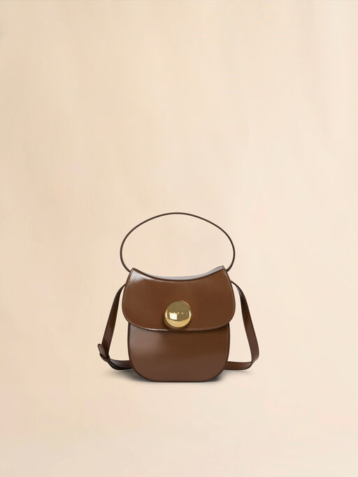 Brown leather Butterfly small handbag - Shoulder Bags