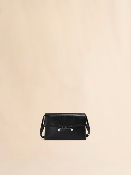 Black craquelé patent leather medium Envelope bag - Shoulder Bags