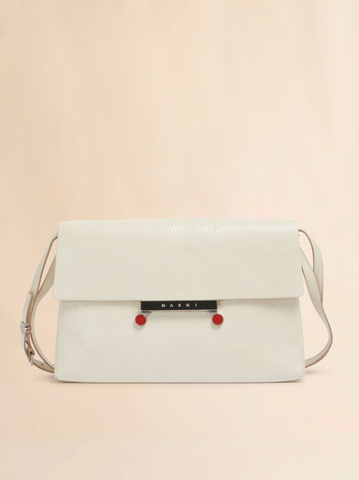 Cream craquelé patent leather medium Envelope bag - Shoulder Bags