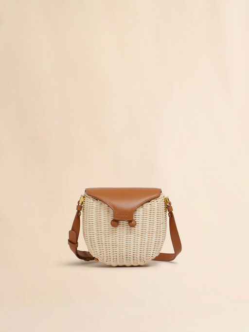 Natural rattan Midollino crossbody bag - Shoulder Bags