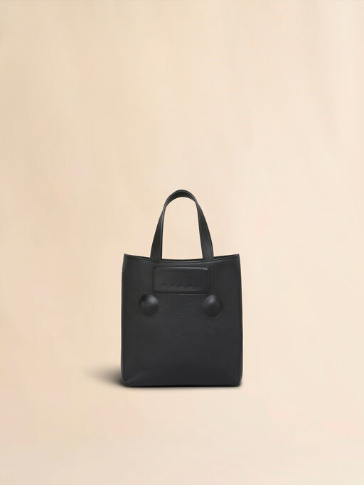 Black leather Trunkaroo Embossed small Bag - Shopping Bags