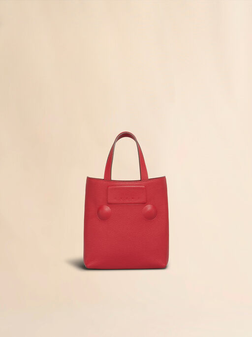 Red leather Trunkaroo Embossed small Bag - Shopping Bags