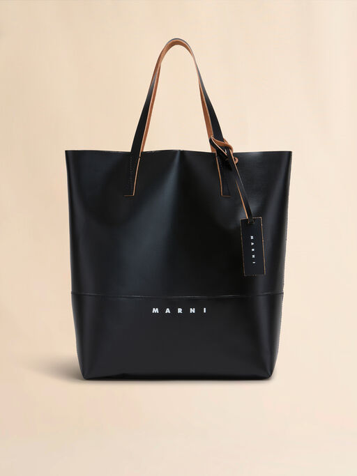 Black open shopper with Marni tag - Shopping Bags