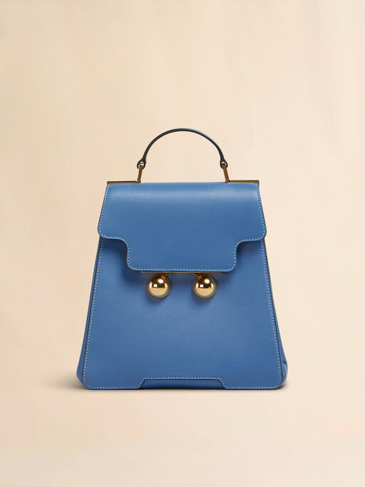 Blue leather Trunkaroo backpack - Backpacks